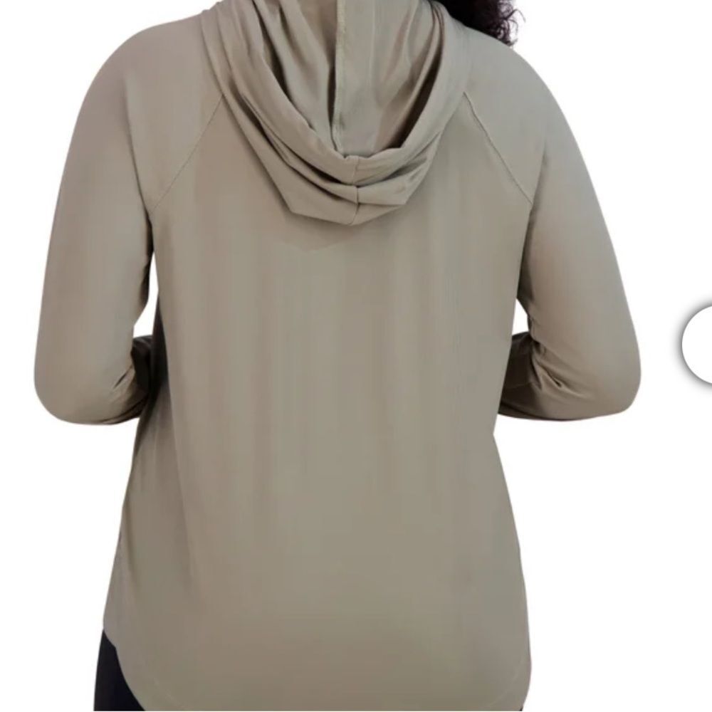 SAGE Women's Lightweight Hoodie Green - Picture 2 of 3
